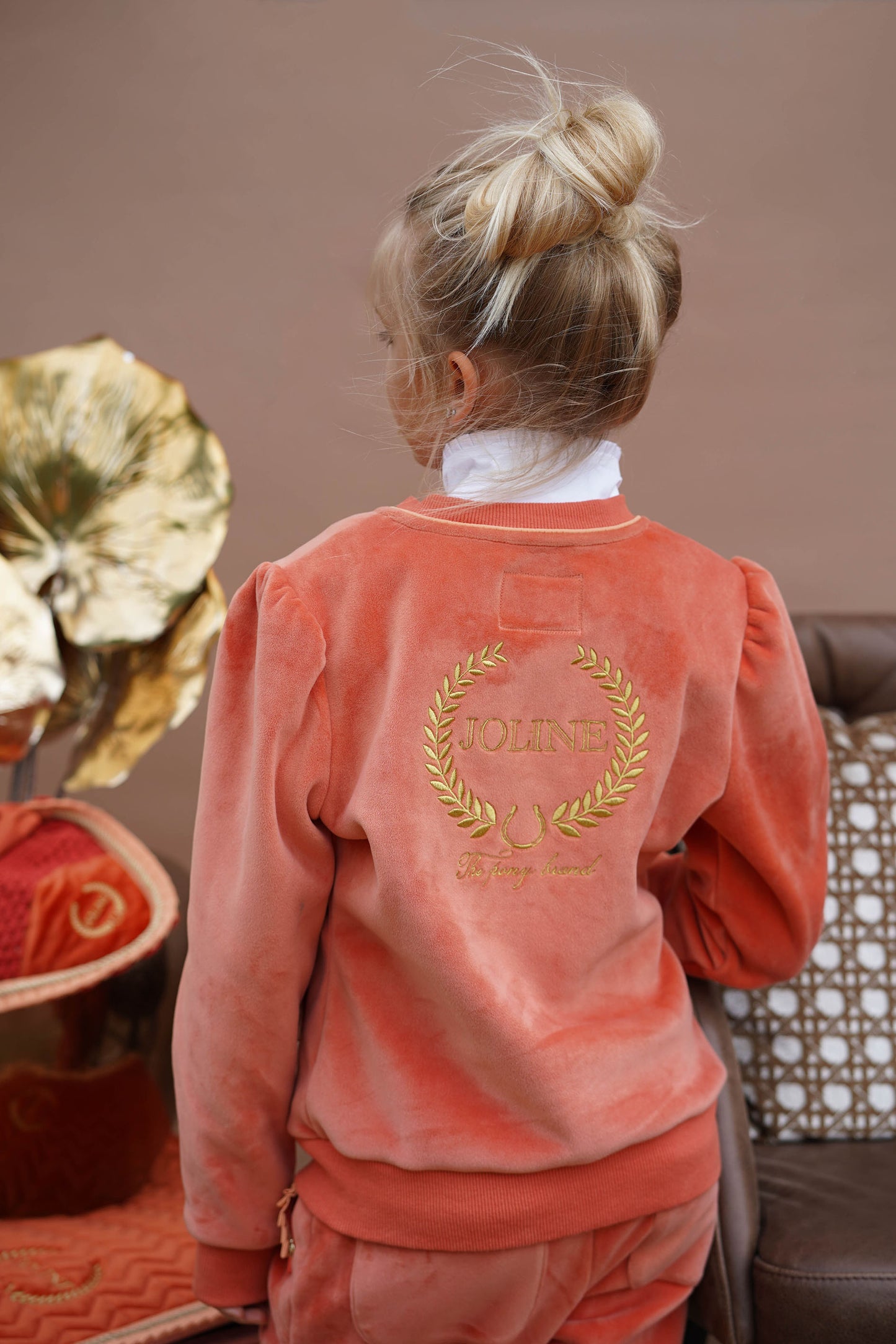 Velvet Vest Royal Orange