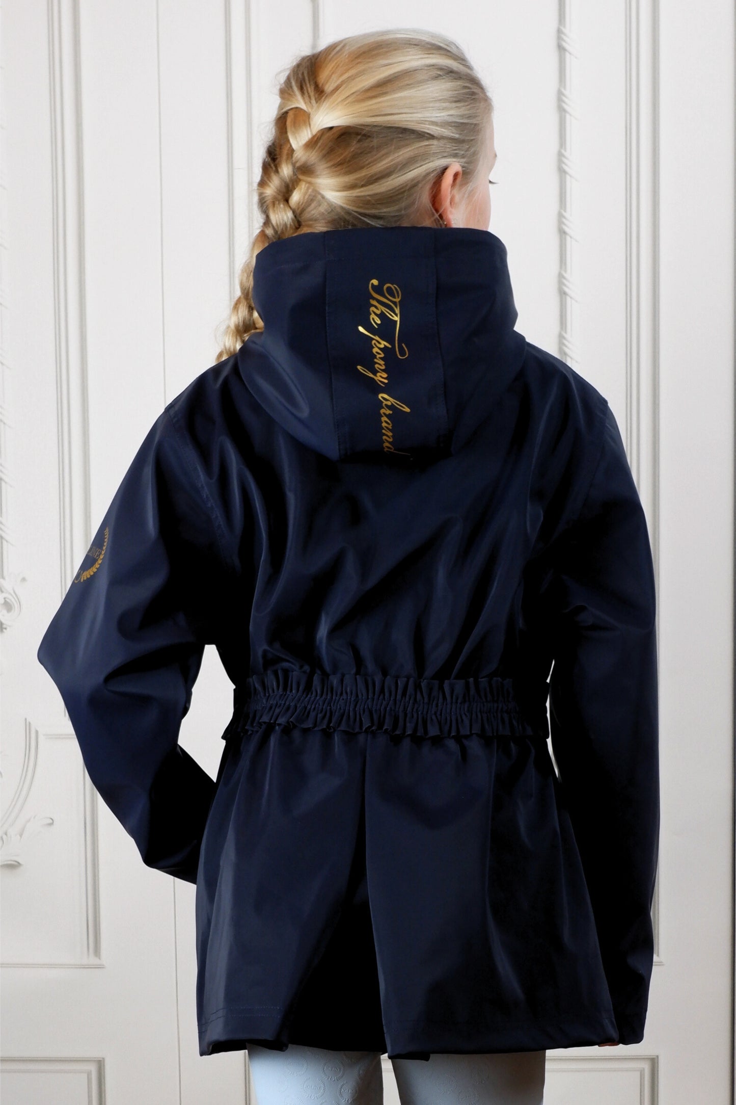 Charlotte Rain Jacket Navy Blue