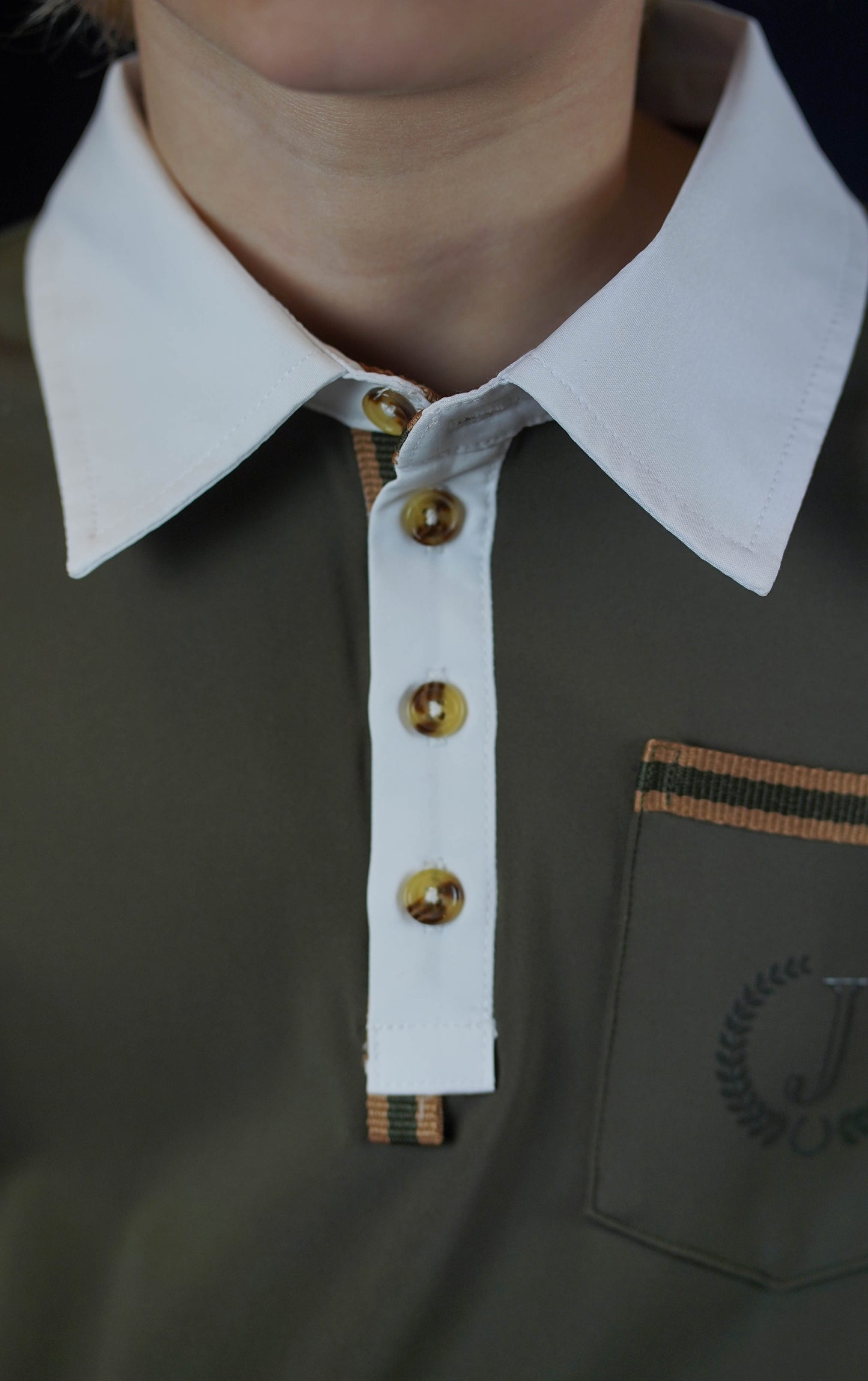 Show shirt Boys Long Sleeves Dexter Khaki Taupe