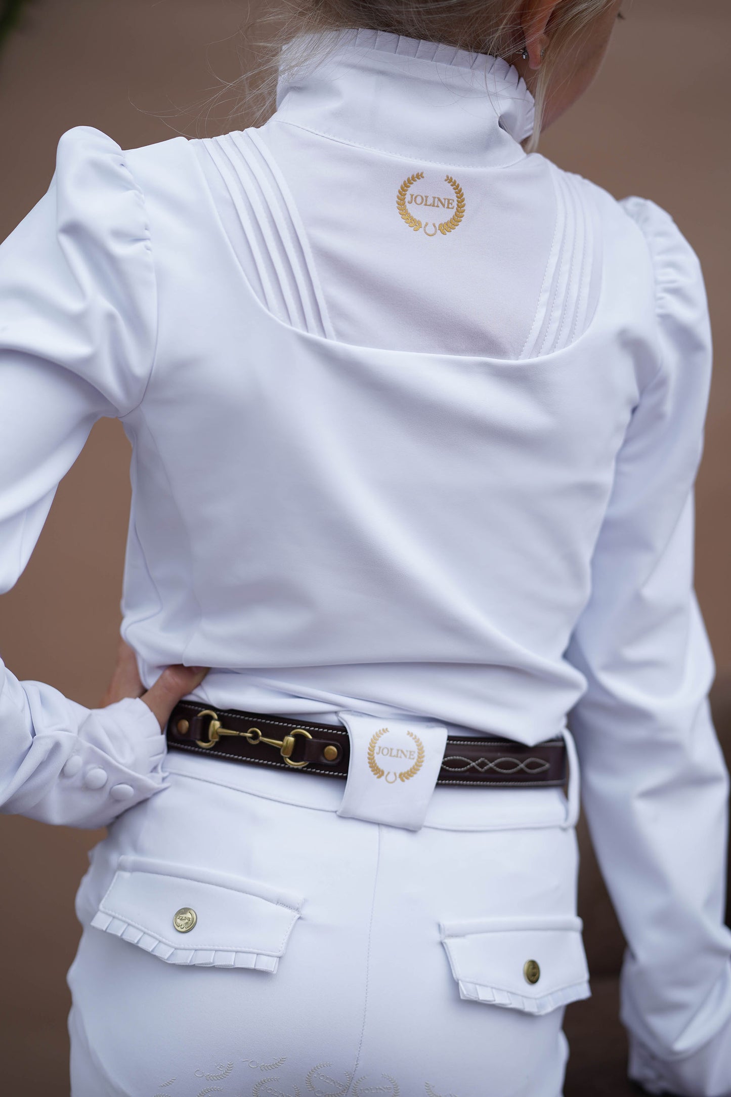 Show shirt Josephine long sleeve White