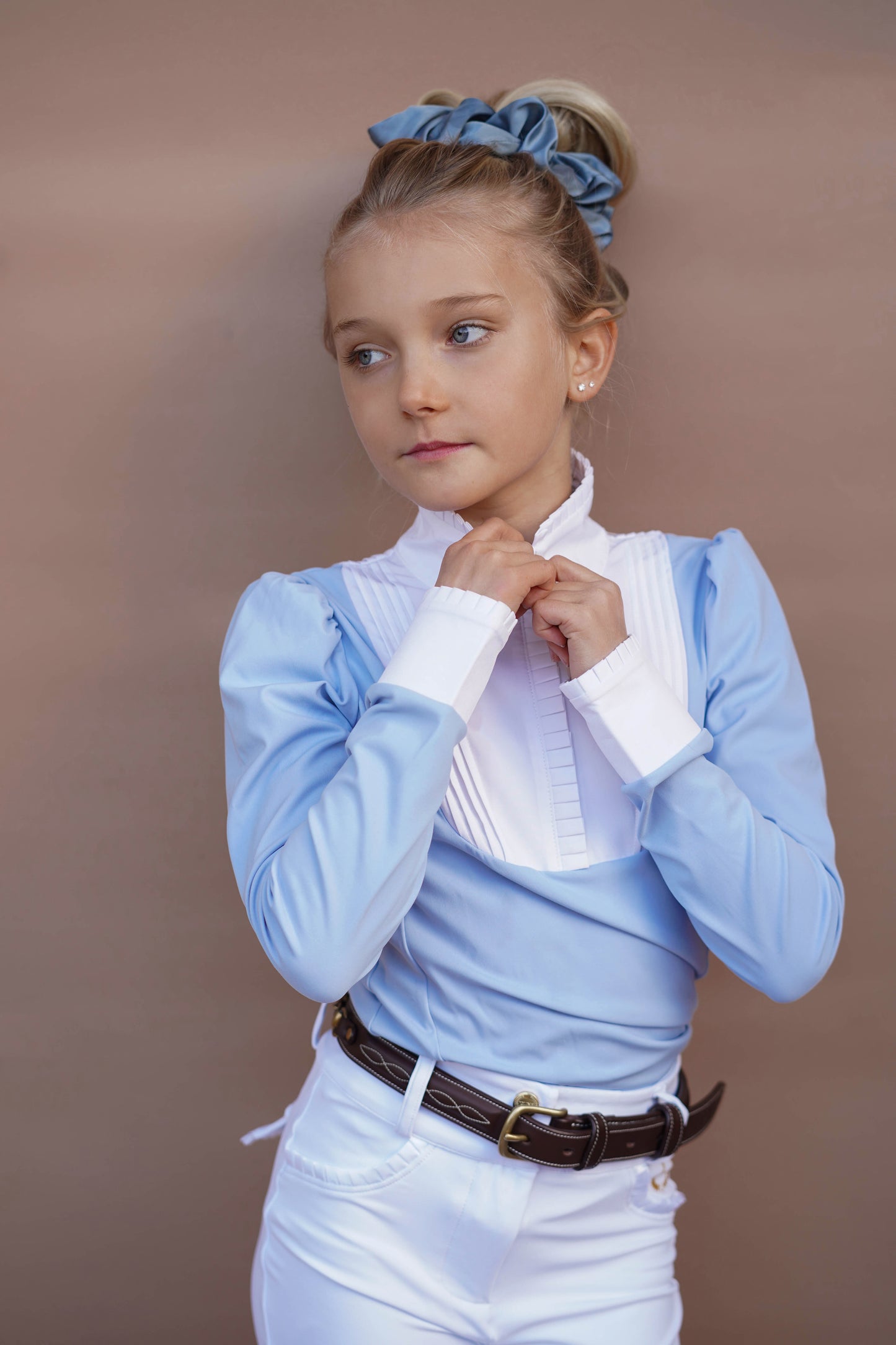 Show shirt Josephine long sleeve Light Blue