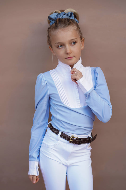 Show shirt Josephine long sleeve Light Blue