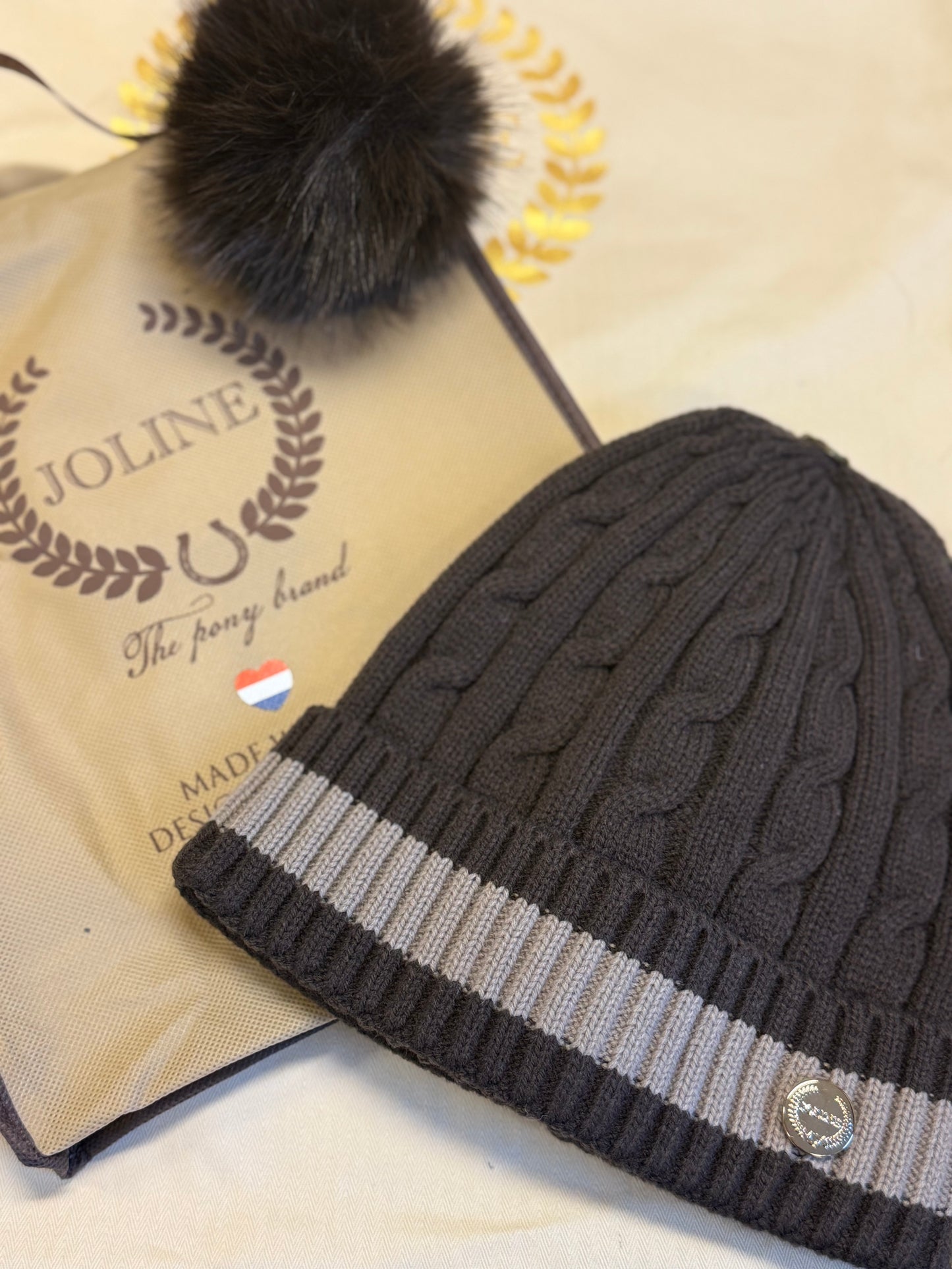 Joline Beanie Pompon