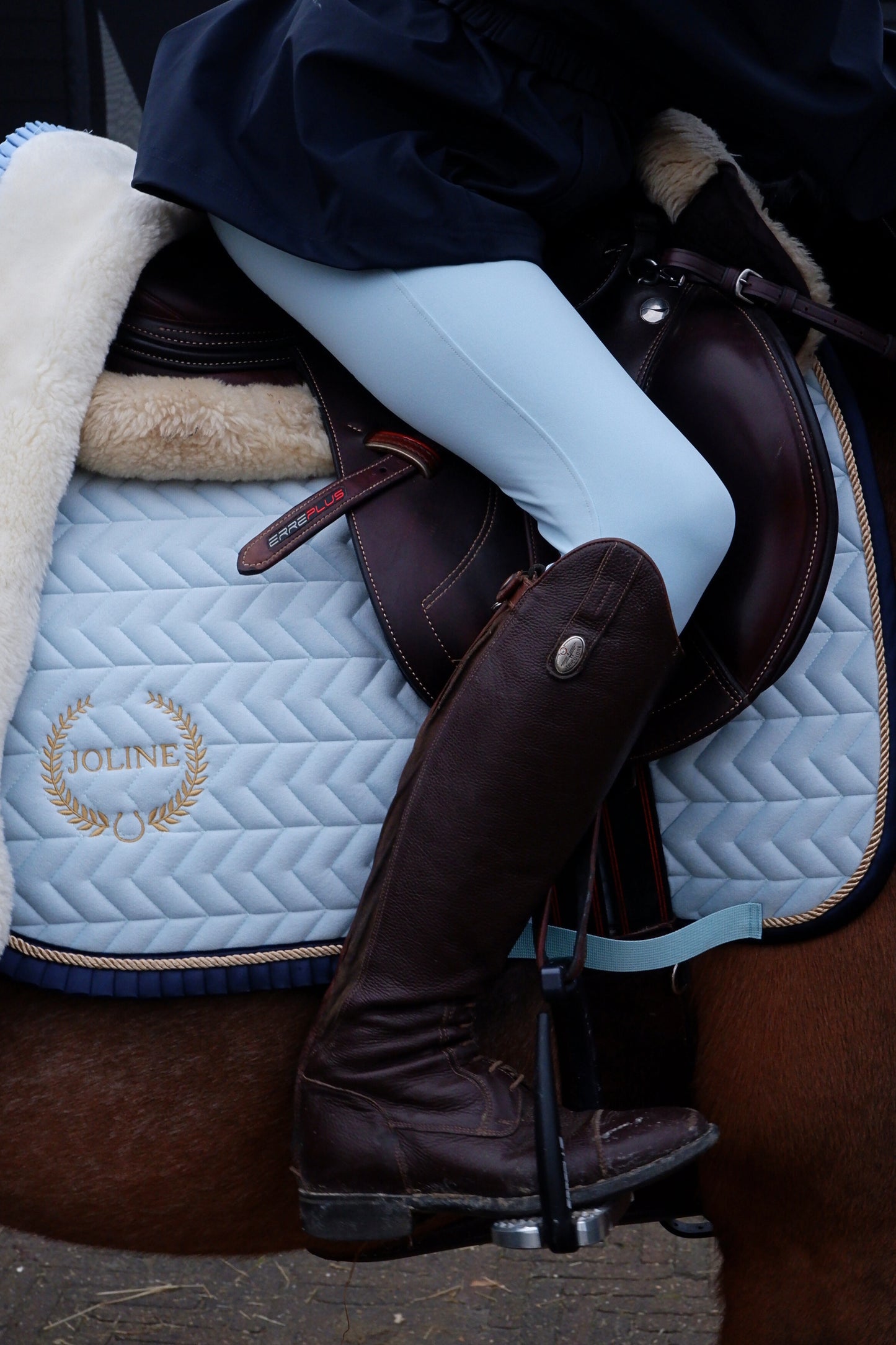 Saddle Pad Aqua Blue